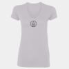 Ladies' SoftStyle® 4.5 oz. Fitted V-Neck T-Shirt Thumbnail