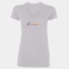 Ladies' SoftStyle® 4.5 oz. Fitted V-Neck T-Shirt Thumbnail