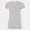 Ladies' SoftStyle® 4.5 oz. Fitted V-Neck T-Shirt Thumbnail